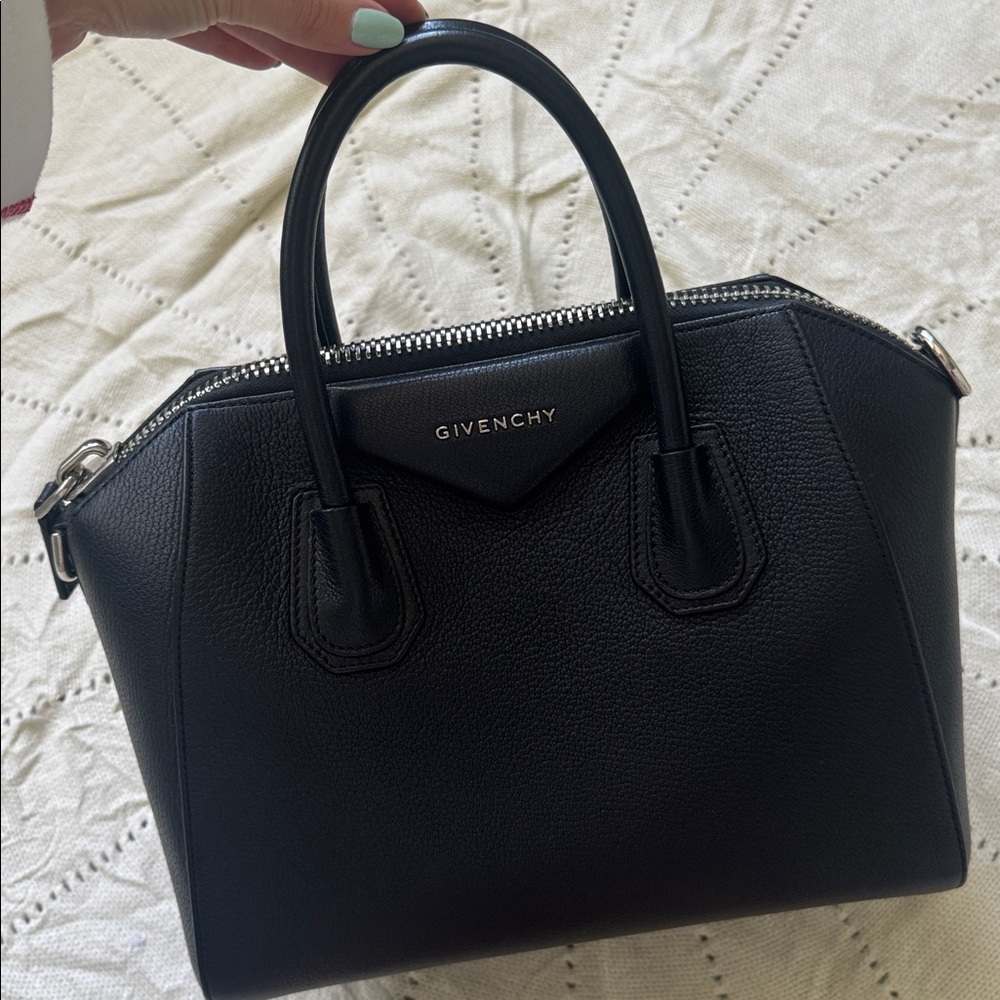 Givenchy Small Antigona Top Handle Bag in Leather